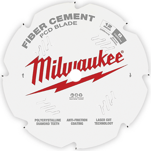 Milwaukee 12 in. PCD/Fiber Cement Circular Saw Blade