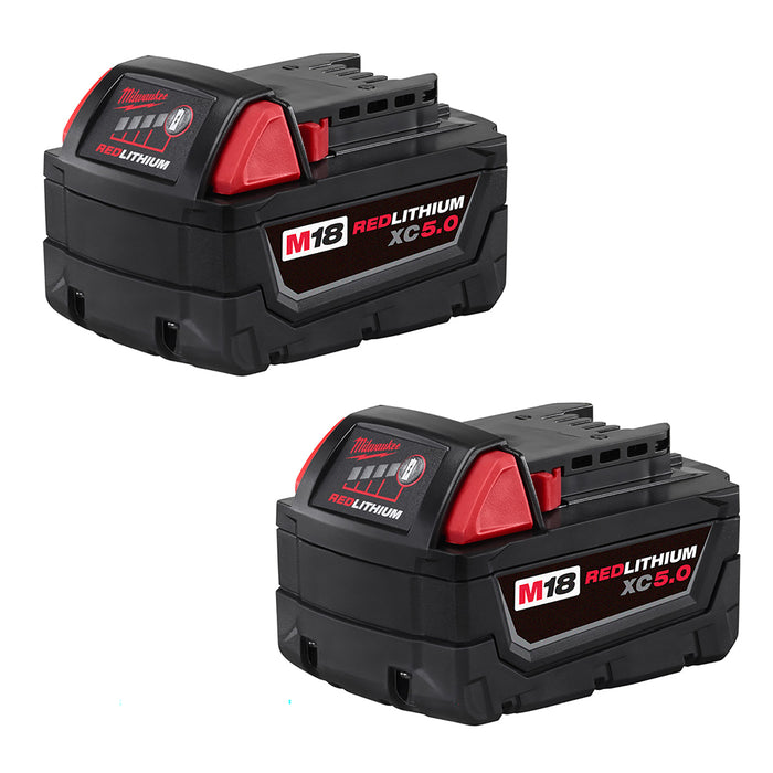 Milwaukee M18™ REDLITHIUM™ XC5.0 Extended Capacity Battery Two Pack