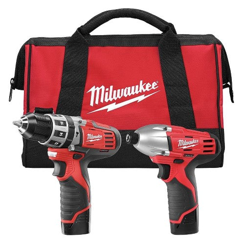 Milwaukee M12 12 Volt Lithium-Ion Cordless Hammer Drill/Impact Driver Combo Kit (2-Tool)