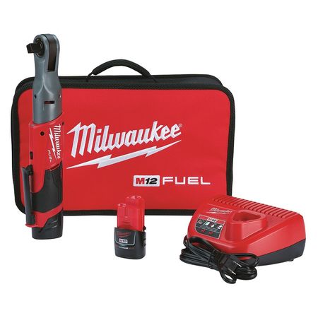 Milwaukee M12 FUEL™ 1/2 in. Ratchet 2 Battery Kit