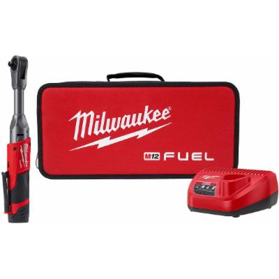 Milwaukee M12 FUEL™ 3/8 in. Extended Reach Ratchet 1 Battery Kit