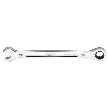 Milwaukee 7/16 in. SAE Ratcheting Combination Wrench