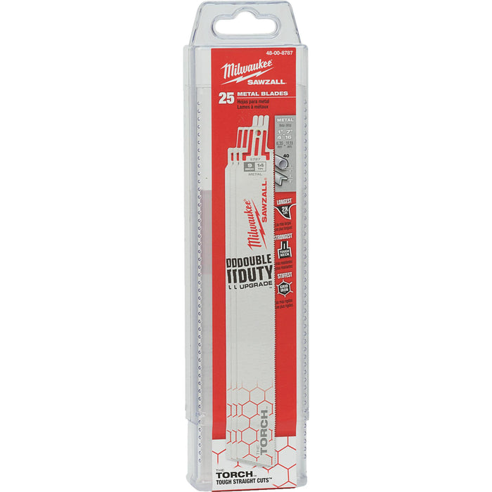 Milwaukee 9 in. 14 TPI THE TORCH™ SAWZALL® Blade 25PK