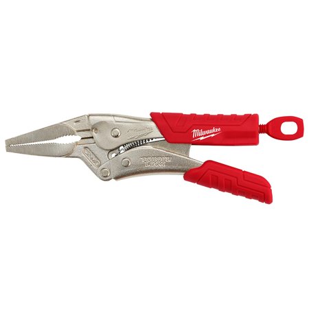 Milwaukee 6 in. TORQUE LOCK™ Long Nose Locking Pliers With Grip