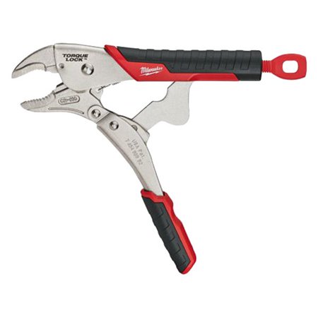 Milwaukee 10 in. TORQUE LOCK™ Curved Jaw Locking Pliers With Grip