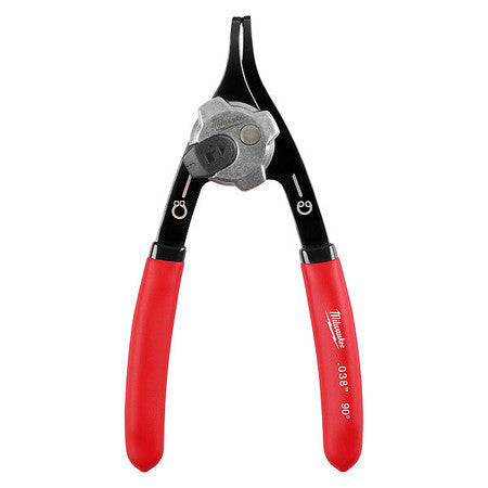 Milwaukee .038" Convertible Snap Ring Pliers - 90°