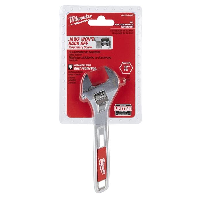 Milwaukee 6 in. Adjustable Wrench