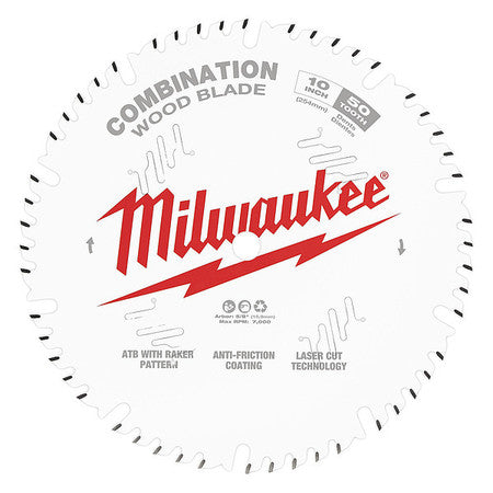 Milwaukee 10 in. 50T Combination Circular Saw Blade