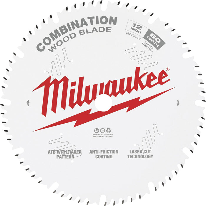 Milwaukee 12 in. 60T Combination Circular Saw Blade