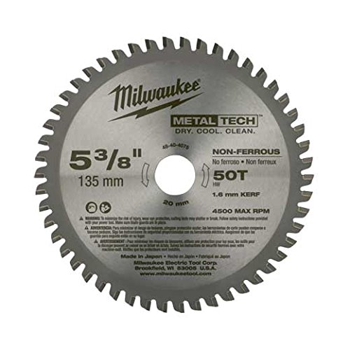 Milwaukee 5-3/8 in. 50T Non-Ferrous Metal Circular Saw Blade