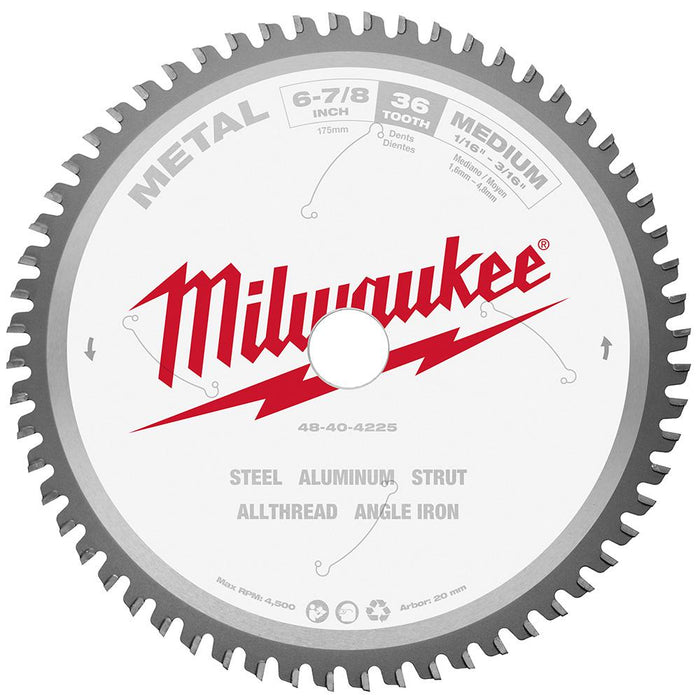 Milwaukee 6-7/8 in. Metal Cutting Circular Saw Blade