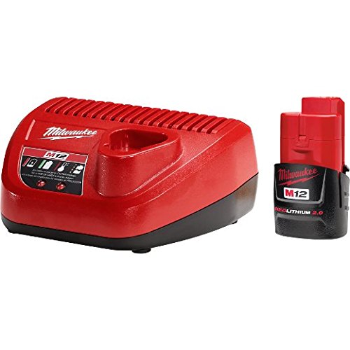 Milwaukee M12™ REDLITHIUM™ 2.0Ah Battery and Charger Starter Kit