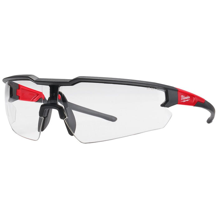 Milwaukee Safety Glasses - Clear Fog-Free Lenses (Polybag)