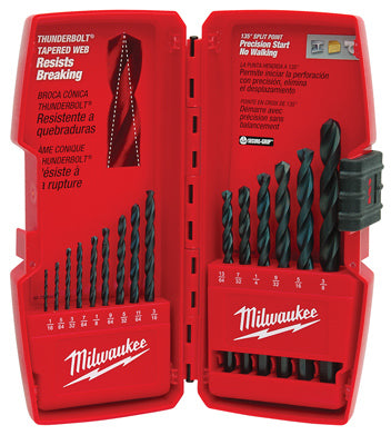 Milwaukee THUNDERBOLT® Black Oxide Drill Bit Set – 15PC