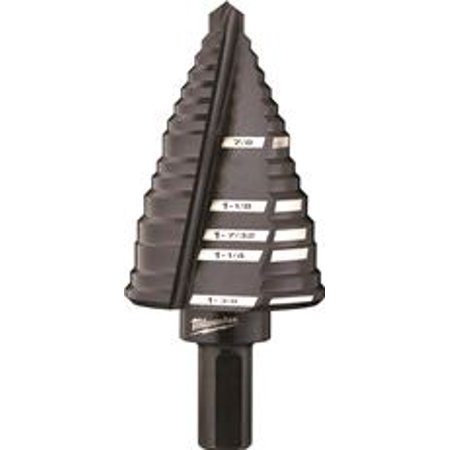 Milwaukee #12 Step Drill Bit, 7/8 in. to 1-3/8 in.