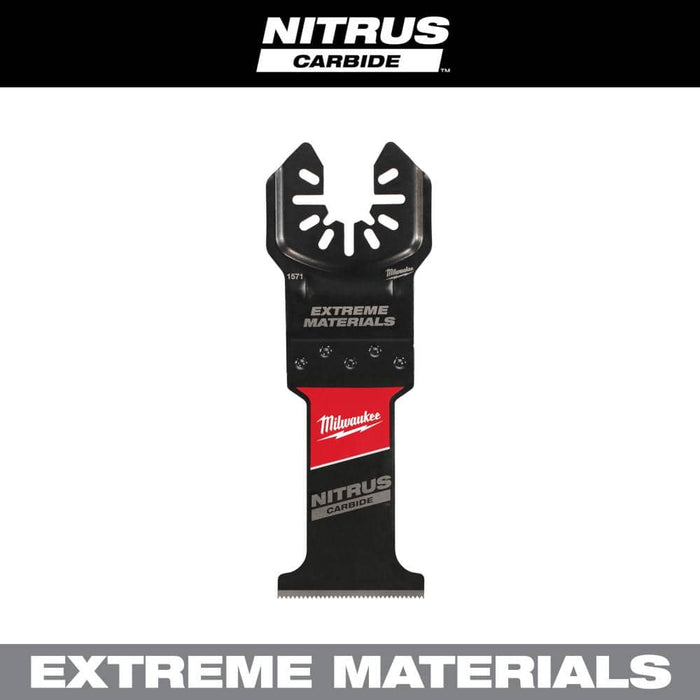 Milwaukee NITRUS CARBIDE™ Extreme Materials Universal Fit OPEN-LOK™ Multi-Tool Blade 1PK