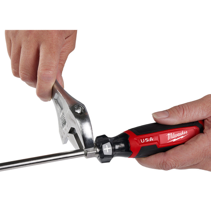 Milwaukee 3/8" Slotted 8" Cushion Grip Screwdriver (USA)