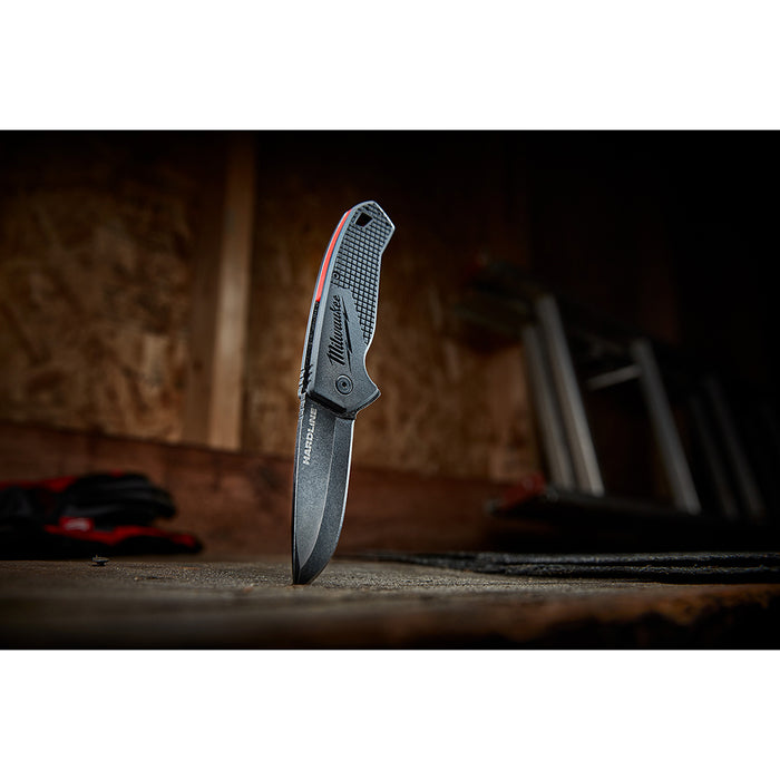 Milwaukee 3 in. HARDLINE™ Smooth Blade Pocket Knife