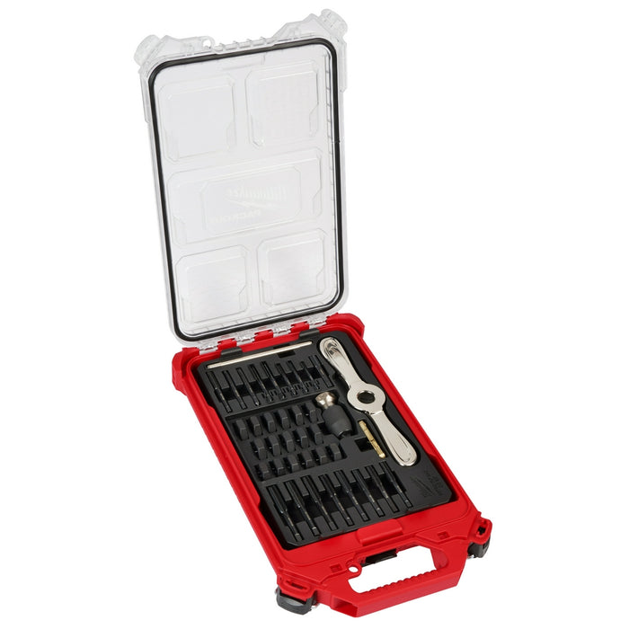 Milwaukee 38PC Metric Tap & Die PACKOUT™ Set w/ Hex-LOK™ 2-in-1 Handle