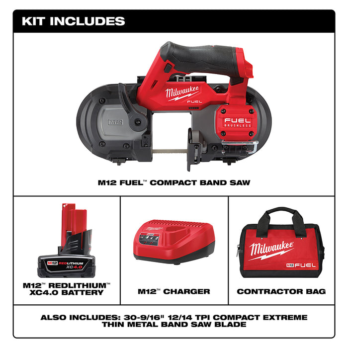 Milwaukee M12 FUEL™ Compact Band Saw Kit