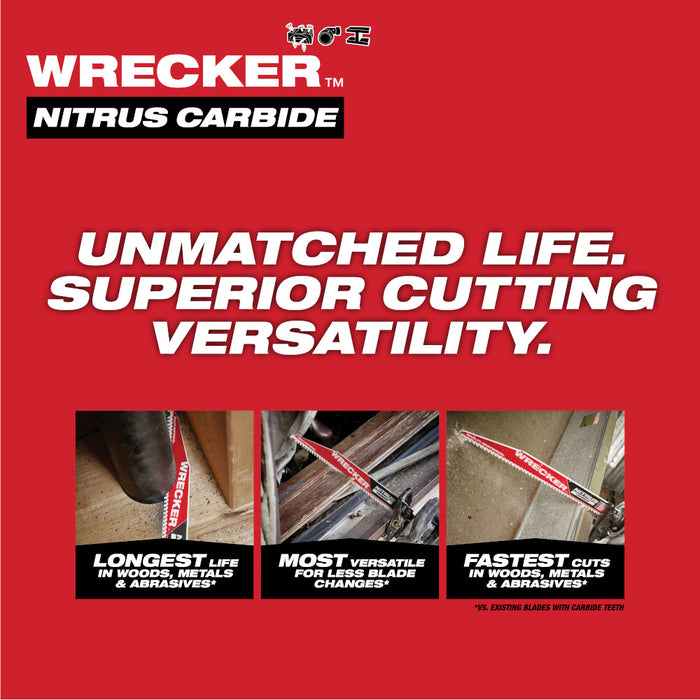 Milwaukee 12" The WRECKER™ with NITRUS CARBIDE™ 1PK