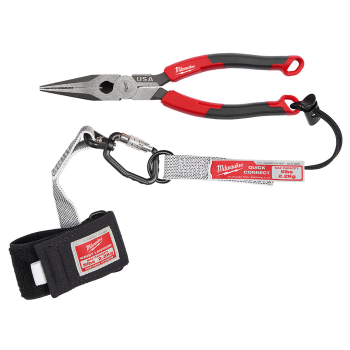 Milwaukee 8" Long Nose Comfort Grip Pliers (USA)