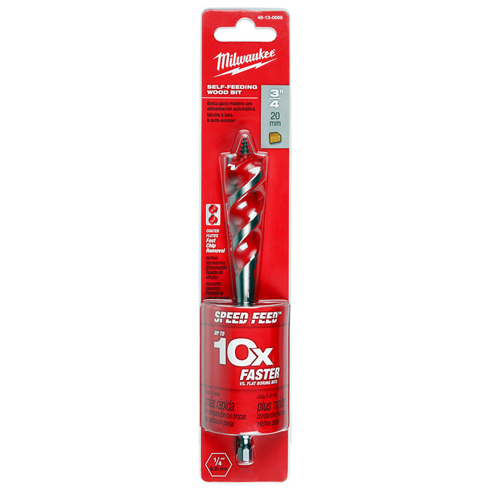 Milwaukee 3/4 in. x 6 in. SPEED FEED™ Wood Bit