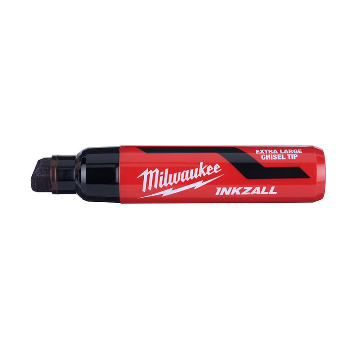 Milwaukee INKZALL™ Extra Large Chisel Tip Black Marker