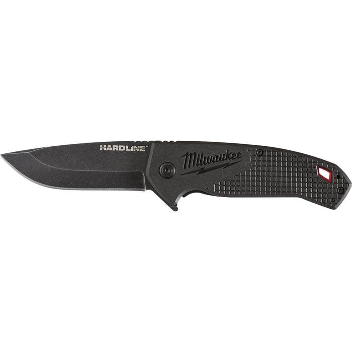 Milwaukee 3 in. HARDLINE™ Smooth Blade Pocket Knife