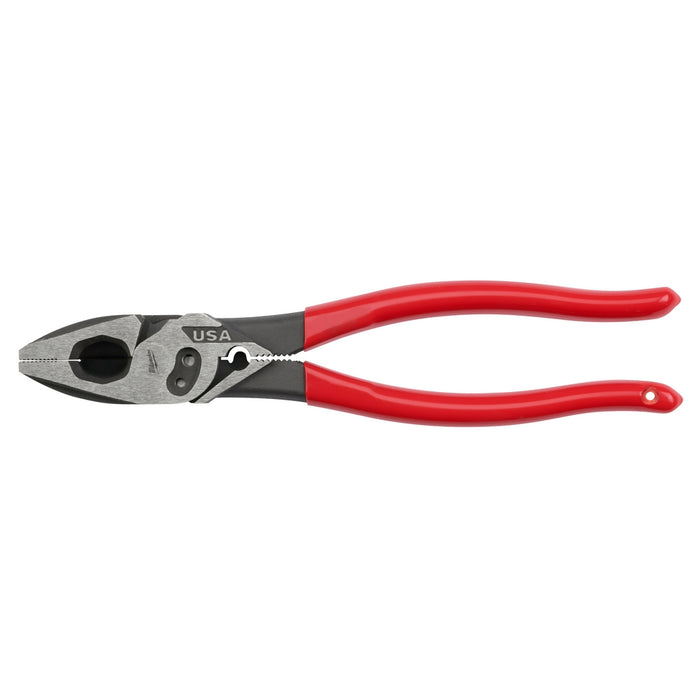 Milwaukee 9" Lineman's Dipped Grip Pliers w/ Crimper & Bolt Cutter (USA)