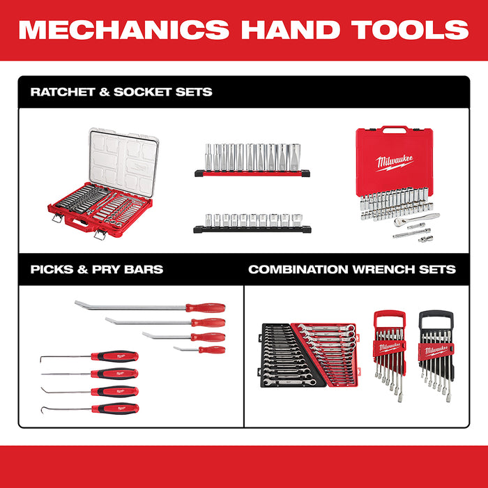 Milwaukee 28 pc. 1/2 in. Socket Wrench Set (Metric)