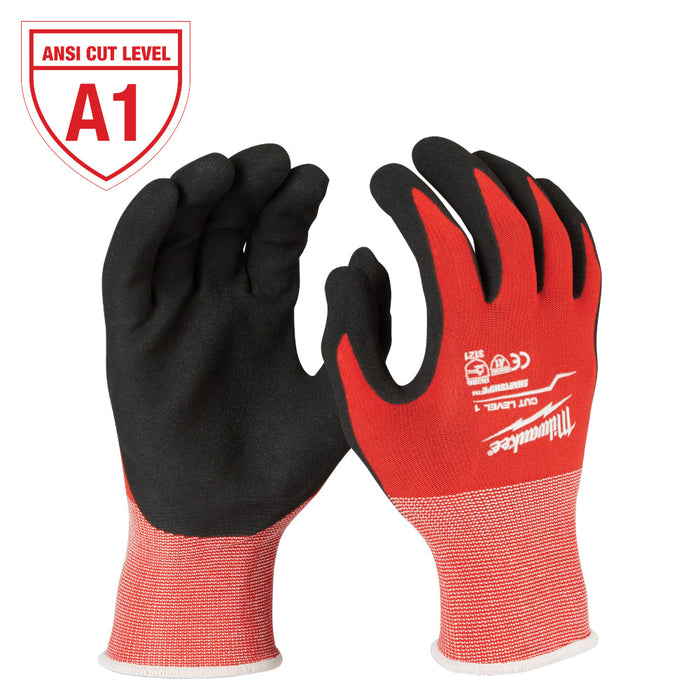 Milwaukee (6) CUT 1 NITRILE GLOVES