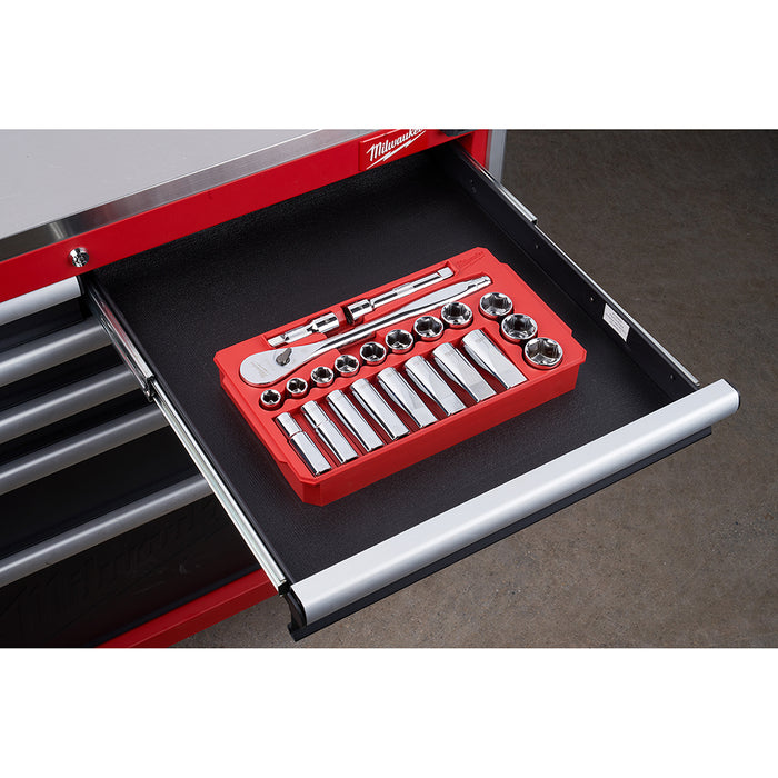 Milwaukee 28 pc. 1/2 in. Socket Wrench Set (Metric)