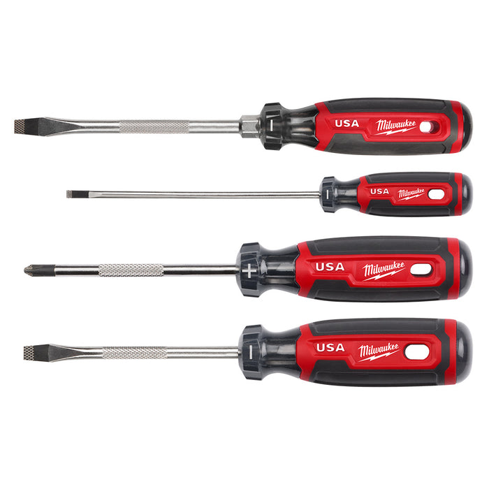 Milwaukee 4PC Cushion Grip Screwdriver Kit (USA)