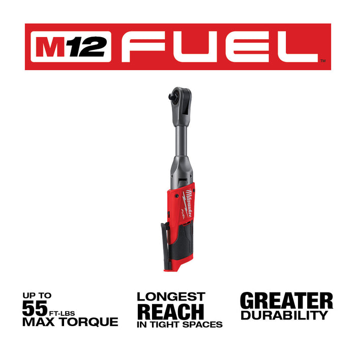 Milwaukee M12 FUEL™ 3/8 in. Extended Reach Ratchet