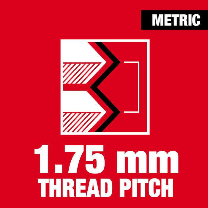 Milwaukee M12-1.75 mm 1-Inch Hex Threading Die