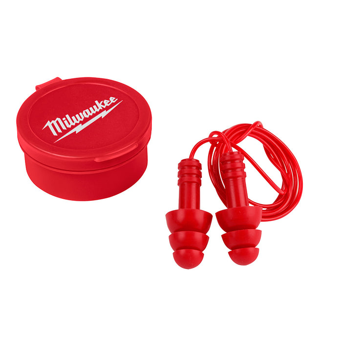 Milwaukee 3PK Reusable Corded Earplugs