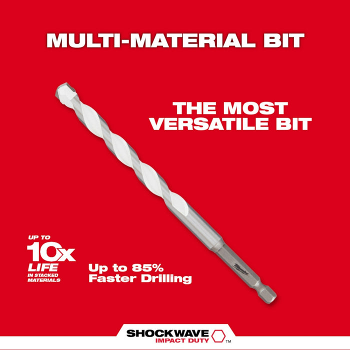 Milwaukee 1/8 in. SHOCKWAVE™ Carbide Multi-Material Drill Bit