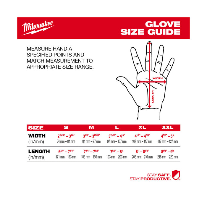 Milwaukee Cut Level 3 High Dexterity Polyurethane Dipped Gloves - L