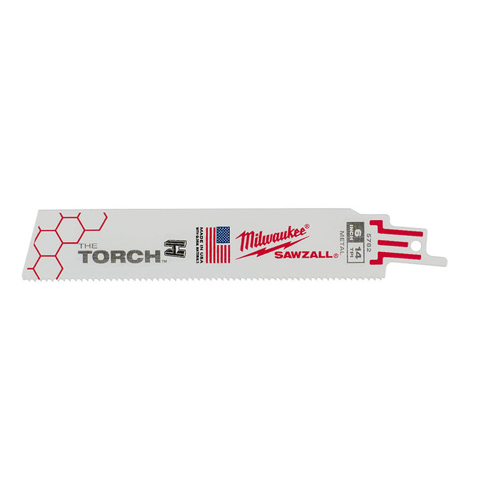 Milwaukee 6 in. 14 TPI THE TORCH™ SAWZALL® Blades 5PK