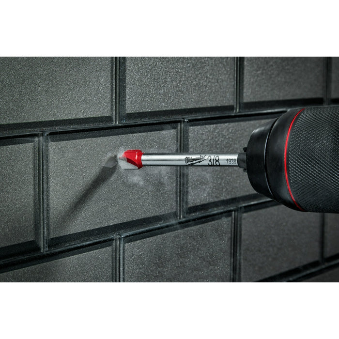 Milwaukee 3/8 in. Glass and Tile Bit