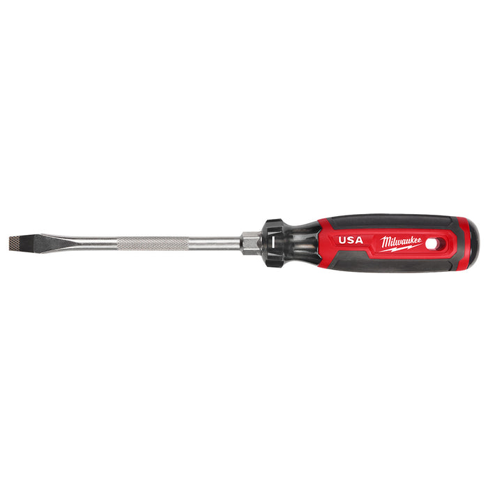 Milwaukee 5/16" Slotted 6" Cushion Grip Screwdriver (USA)