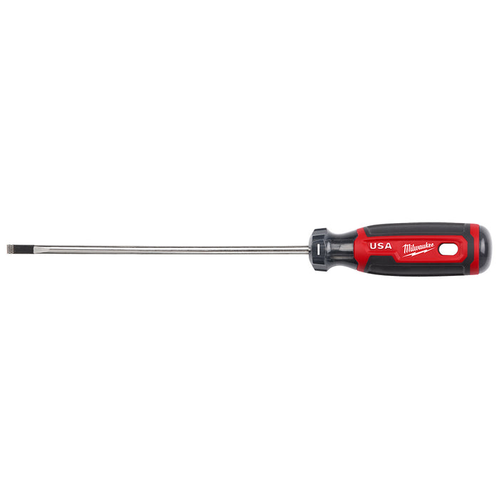 Milwaukee 3/16" Cabinet 6" Cushion Grip Screwdriver (USA)