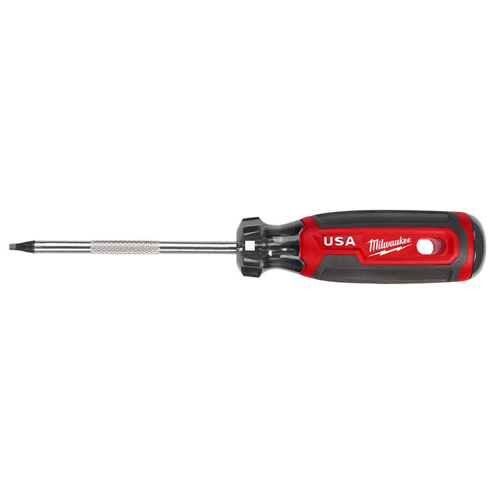 Milwaukee #2 Square 4" Cushion Grip Screwdriver (USA)