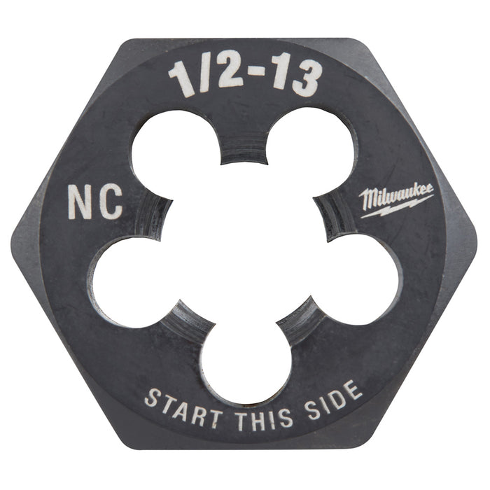 Milwaukee 1/2"-13 NC 1-Inch Hex Threading Die