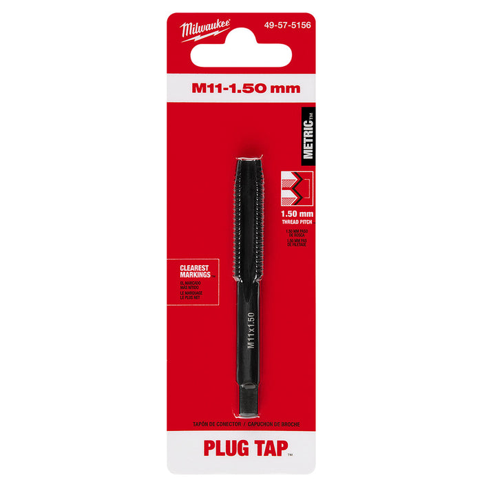 Milwaukee M11-1.50 mm Straight Flute Plug Tap