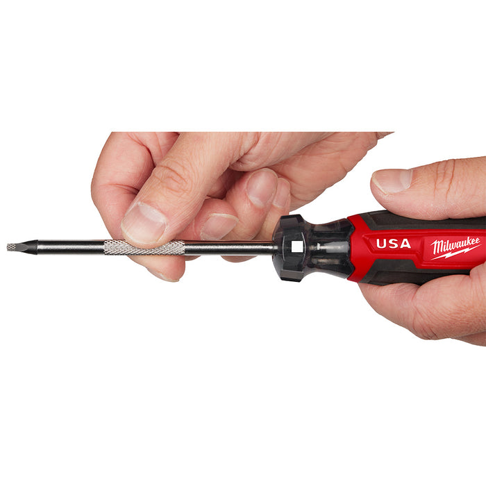 Milwaukee #2 Square 4" Cushion Grip Screwdriver (USA)