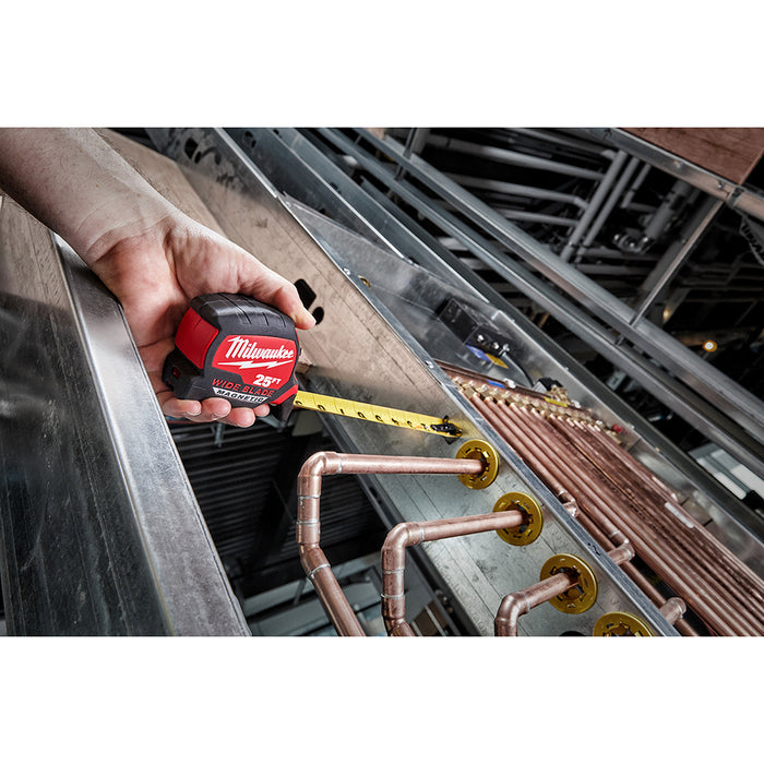 Milwaukee 25Ft Wide Blade Magnetic Tape Measure