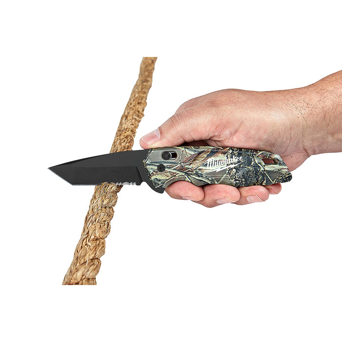 Milwaukee FASTBACK™ Camo Spring Assisted Folding Knife