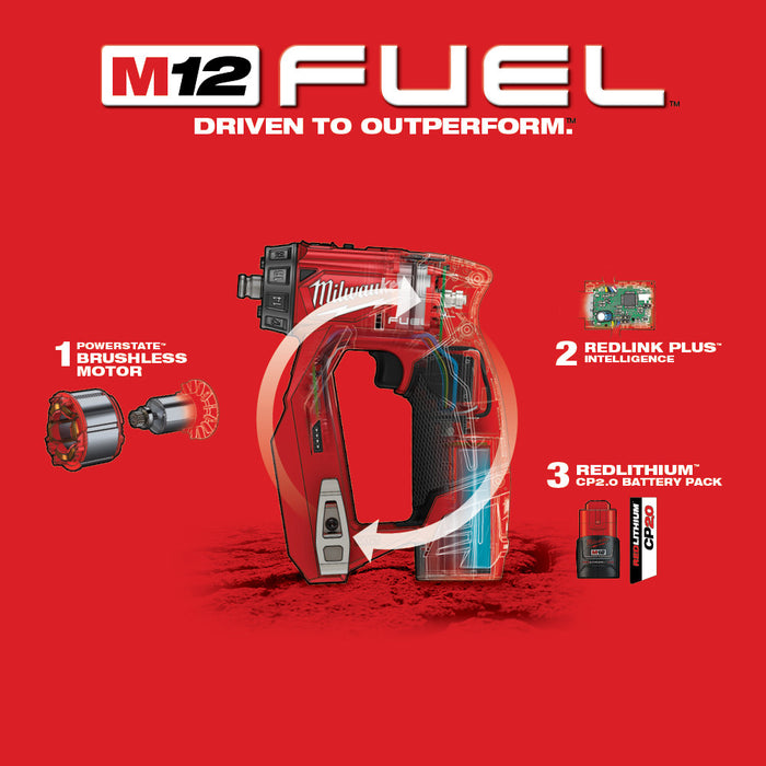 Milwaukee M12 FUEL™ Installation Drill/Driver Kit